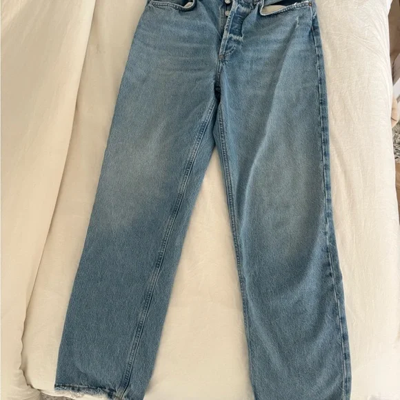 Agolde 90s Mid Rise Straight Jeans 26 - Picture 5 of 10